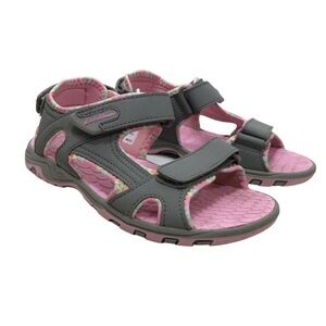 Eddie Bauer Olympia Gray Pink Girls Versatile Adjustable Sandals 3